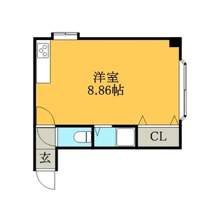 ビッグバーンズマンション東札幌Ⅱ【205号室】の間取り