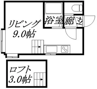 TCM学園前Ⅰ【103号室】の間取り