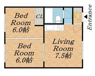 第2坂本ビル【301号室】の間取り