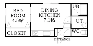 ビブレ栄通【101号室】の間取り