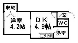 アーバンコート東札幌Ⅱ【201号室】の間取り