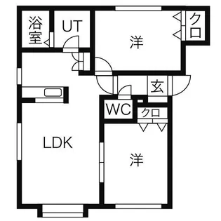 ブリーズ3・7A【1階】の間取り