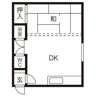 登竜荘【204号室】の間取り