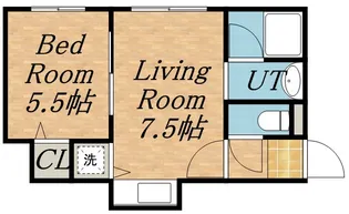 プロシード札幌【208号室】の間取り