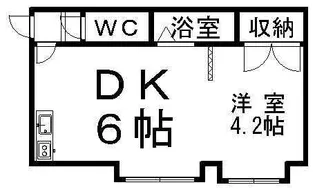 クロスイン本郷【203号室】の間取り