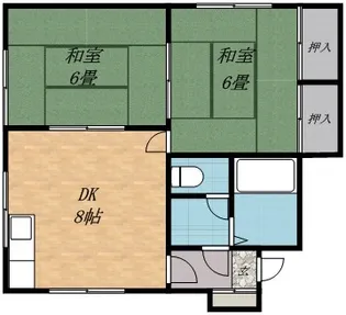ハイツセブンスリーA棟【103号室】の間取り