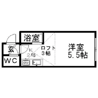 ベルテ・カヤマ【205号室】の間取り