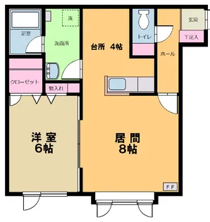 エル・ベスト【205号室】の間取り