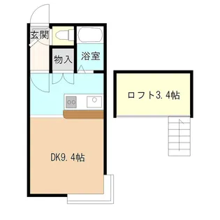 AMS美園【202号室】の間取り