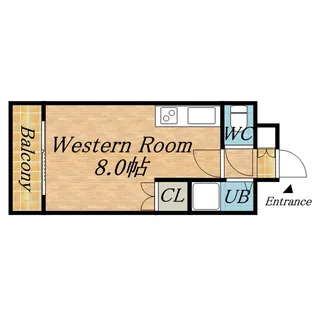 ホルス・ハウス【00101号室】の間取り