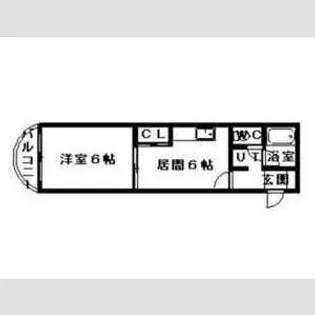 フォレスト天神山【00406号室】の間取り