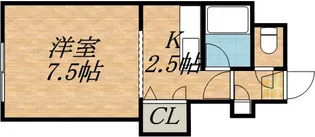 ジュオ山鼻【00403号室】の間取り