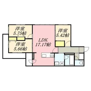 YAMAHANAーCITY.STELLA【3階】の間取り