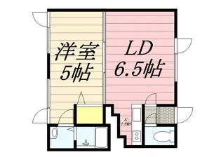 カサボニータB【106号室】の間取り