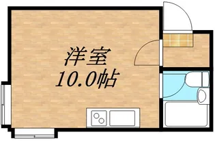 コーポマリーン【208号室】の間取り