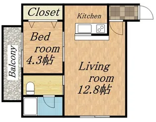 ANNTS【603号室】の間取り