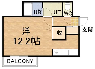 グランバリュー白石【00102号室】の間取り