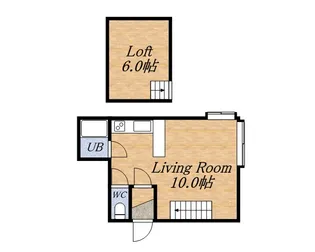 スカイハイツ【203号室】の間取り