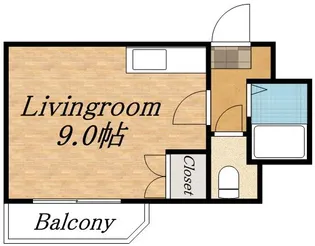 ヌーベルアーバンシティ【815号室】の間取り