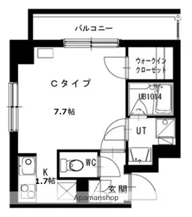 Lコート南郷丘【401号室】の間取り