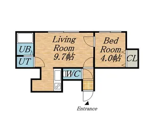 スパシエルクス本郷Ⅰ番館【00203号室】の間取り