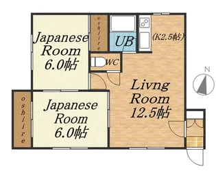 東栄ハウス【105号室】の間取り