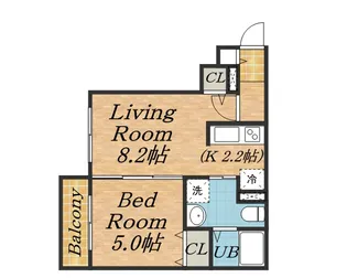 ヒルトップ南郷丘公園【2階】の間取り