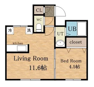 ETOILE(エトワール)【4階】の間取り