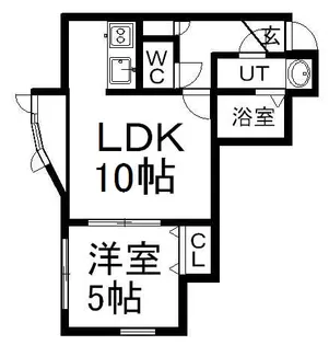 ソティーヌ(栄通)【3階】の間取り
