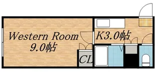 ルピナス美園【302号室】の間取り
