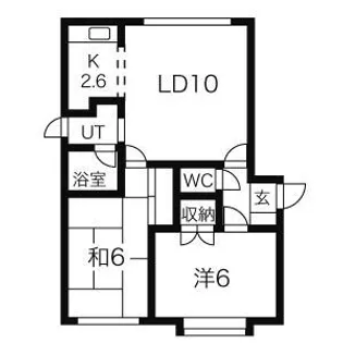 プラスパーク平岸C【2階】の間取り