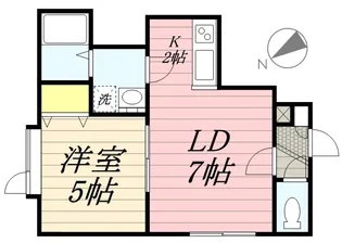 ピュア・ボヌール・ケー【106号室】の間取り