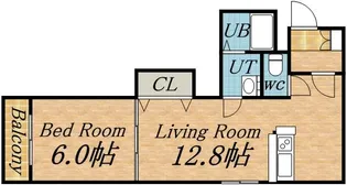 SーFORT南郷通【0110y号室】の間取り
