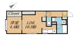 サードインパクト【205号室】の間取り