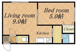 コンフォートライフⅡ【102号室】の間取り