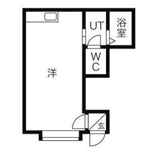 メイプルクラブ【208号室】の間取り