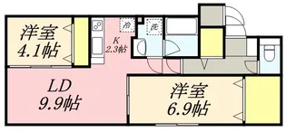 FLORES澄川【1階】の間取り
