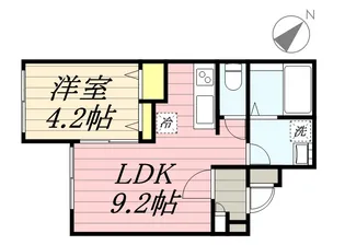 パークサイト東札幌【4階】の間取り