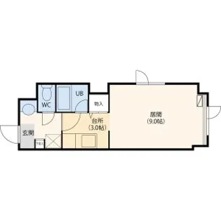 藤井ビル北23条【4階】の間取り