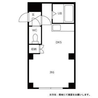 メゾンドール田口【0106号室】の間取り