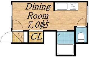 FACE1・3【202号室】の間取り