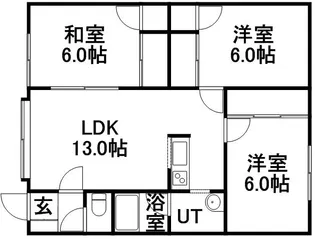 エトワール令和【201号室】の間取り