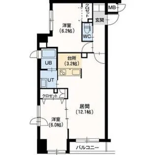 ニューコンフォート澄川【3階】の間取り