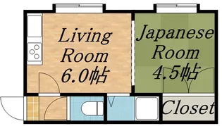 カーサ平岸【7号室】の間取り