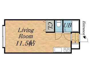ル・ノール白石駅前Ⅱ【403号室】の間取り
