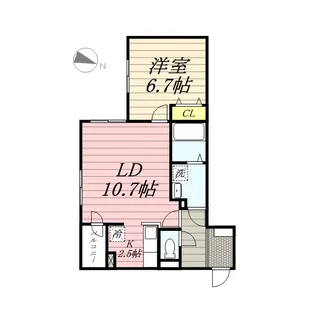 カスタムルーム月寒中央【3階】の間取り