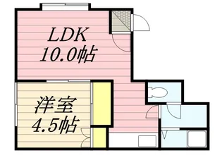 コーポリステル【00202号室】の間取り