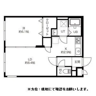ENCHANーTHE(アンシャンテ)【0107号室】の間取り
