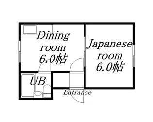 ビバ南郷A【105号室】の間取り