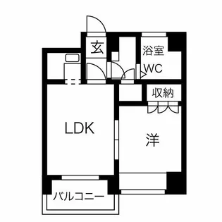 KS平岸【302号室】の間取り
